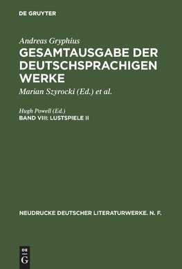 Lustspiele II