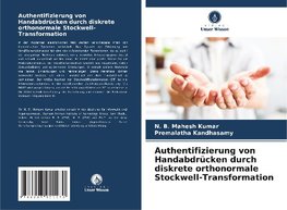Authentifizierung von Handabdrücken durch diskrete orthonormale Stockwell-Transformation