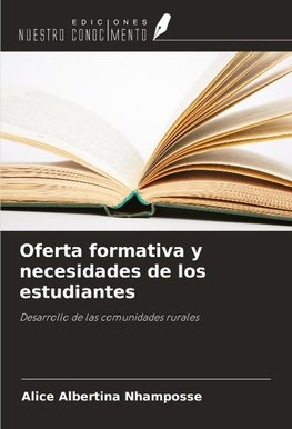 Oferta formativa y necesidades de los estudiantes