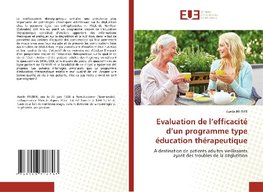 Evaluation de l'efficacité d'un programme type éducation thérapeutique