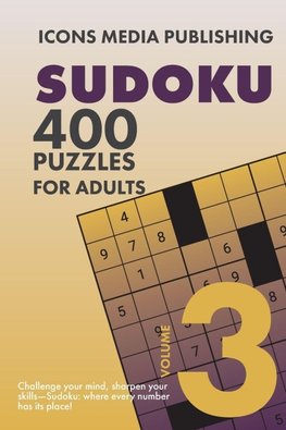 400 Very Hard Level Sudoku Puzzles Volume 3