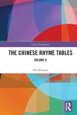 The Chinese Rhyme Tables