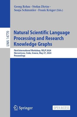 Natural Scientific Language Processing and Research Knowledge Graphs