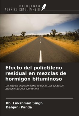 Efecto del polietileno residual en mezclas de hormigón bituminoso