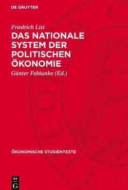 Das nationale System der politischen Ökonomie