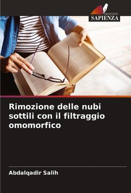 Rimozione delle nubi sottili con il filtraggio omomorfico