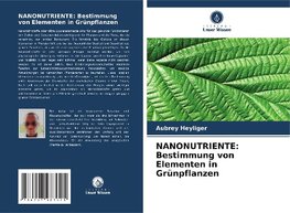 NANONUTRIENTE: Bestimmung von Elementen in Grünpflanzen