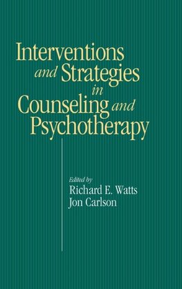 Intervention & Strategies in Counseling and Psychotherapy