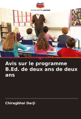 Avis sur le programme B.Ed. de deux ans de deux ans