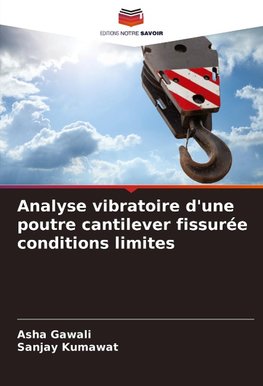 Analyse vibratoire d'une poutre cantilever fissurée conditions limites