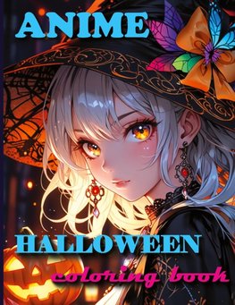 Anime Halloween Coloring Book