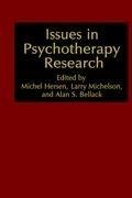 Issues in Psychotherapy Research