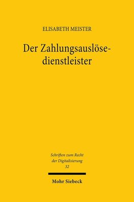 Der Zahlungsauslösedienstleister