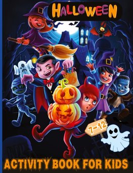 Halloween Activity Book for Kids Ages 7-12