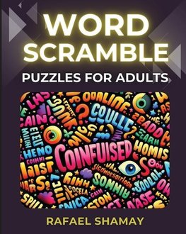 Word Scramble Puzzle Book for Adults