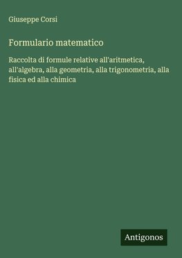 Formulario matematico