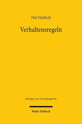 Verhaltensregeln