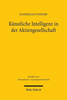 Künstliche Intelligenz in der Aktiengesellschaft