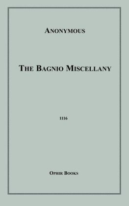 The Bagnio Miscellany