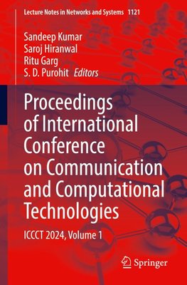 Proceedings of International Conference on Communication and Computational Technologies