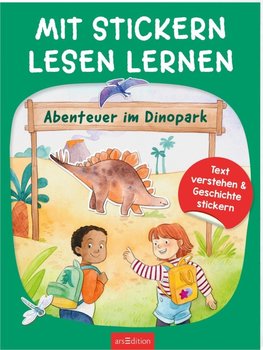 Mit Stickern Lesen lernen - Abenteuer im Dino-Park