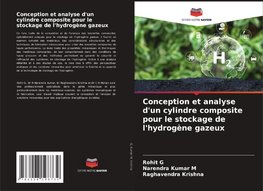 Conception et analyse d'un cylindre composite pour le stockage de l'hydrogène gazeux