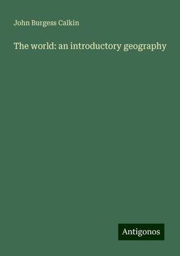 The world: an introductory geography