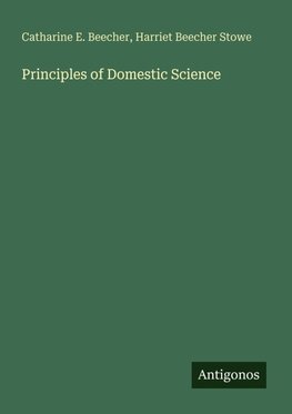 Principles of Domestic Science