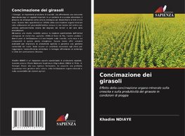 Concimazione dei girasoli