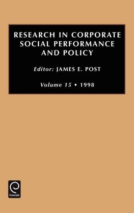 Research in Corporate Social Performance and Policy