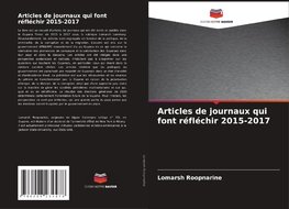 Articles de journaux qui font réfléchir 2015-2017