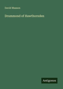 Drummond of Hawthornden