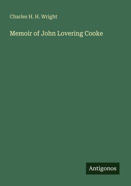 Memoir of John Lovering Cooke