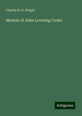 Memoir of John Lovering Cooke