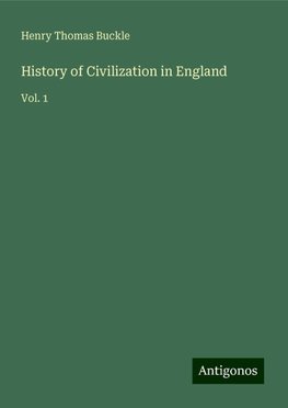 History of Civilization in England