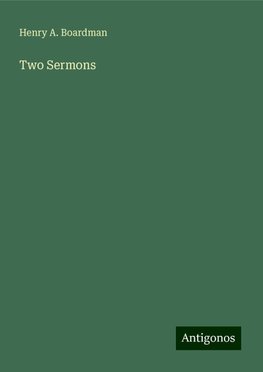 Two Sermons