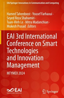 EAI 3rd International Conference on Smart Technologies and Innovation Management