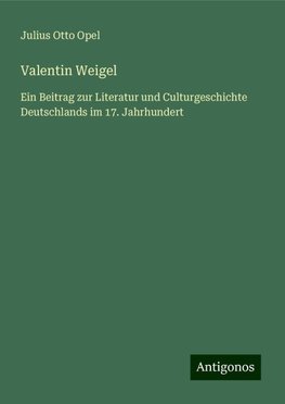 Valentin Weigel