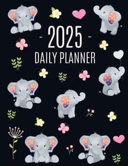 Baby Elephant Planner 2025