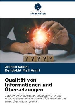 Qualität von Informationen und Übersetzungen