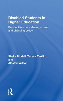 Disabled Students in Higher Education
