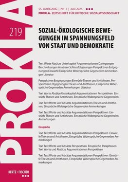 PROKLA 219 / 55. Jg., Heft 2, Juni 2025
