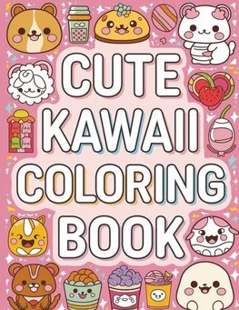 Cute Kawaii Coloring Book for Kids