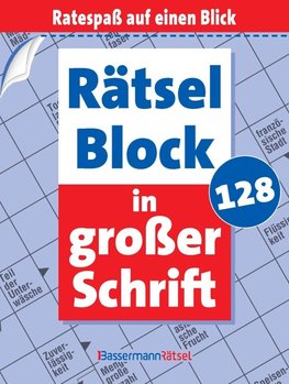 Rätselblock in großer Schrift 128 (5 Exemplare à 2,99 EUR)