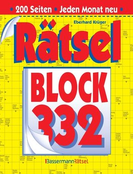 Rätselblock 332 (5 Exemplare à 2,99 EUR)