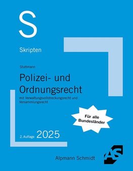 Skript Polizei- und Ordnungsrecht