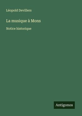 La musique à Mons
