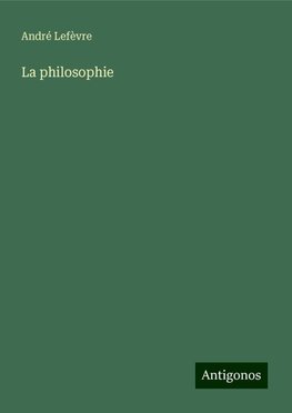 La philosophie