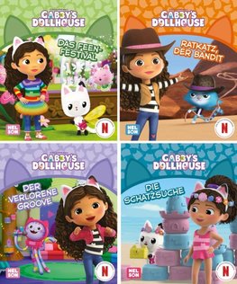 Nelson Mini-Bücher: 4er Gabby's Dollhouse 5-8