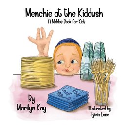Menchie at the Kiddush